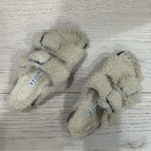 Papillio By Birkenstock Women's Arizona Big Buckle Narrow Shearling Sandal